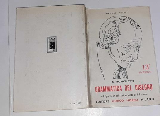 Grammatica del disegno - G. Ronchetti - copertina