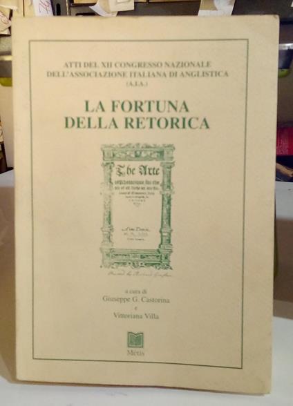 La fortuna della retorica - copertina