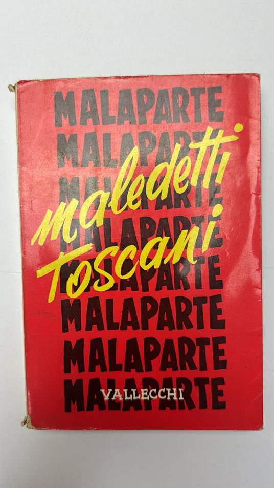 Maledetti Toscani - Curzio Malaparte - copertina