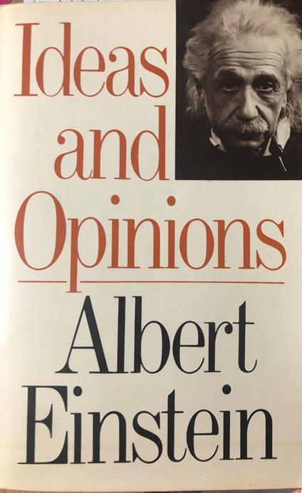 Ideas and Opinions - Albert Einstein - copertina