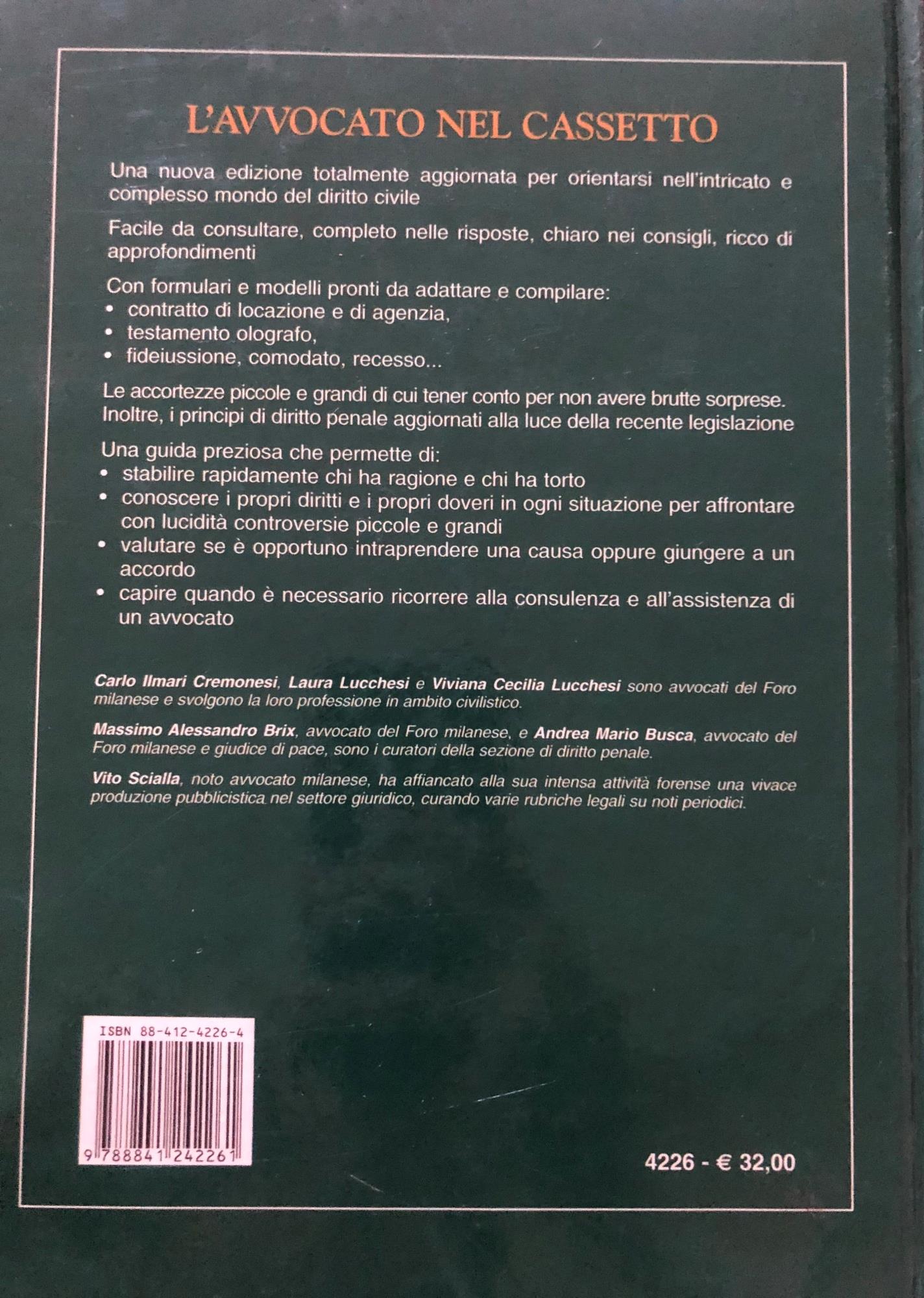 L' avvocato nel cassetto. Il consulente legale per tutti