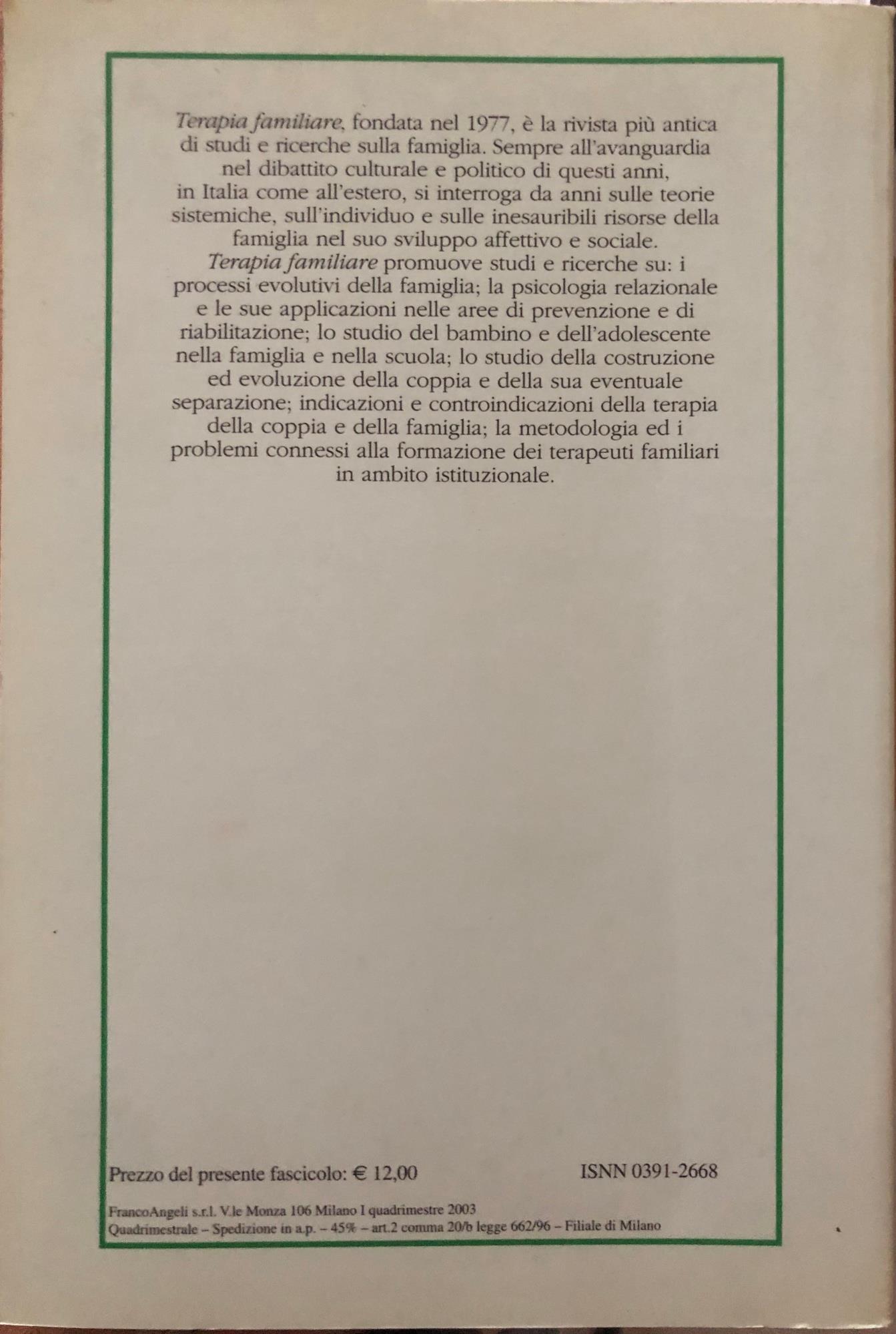 Terapia Familiare n.71