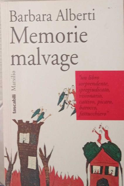 Memorie malvage - Barbara Alberti - copertina