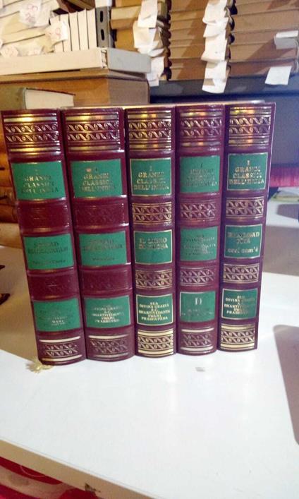 I classici dell'India, cinque volumi - copertina