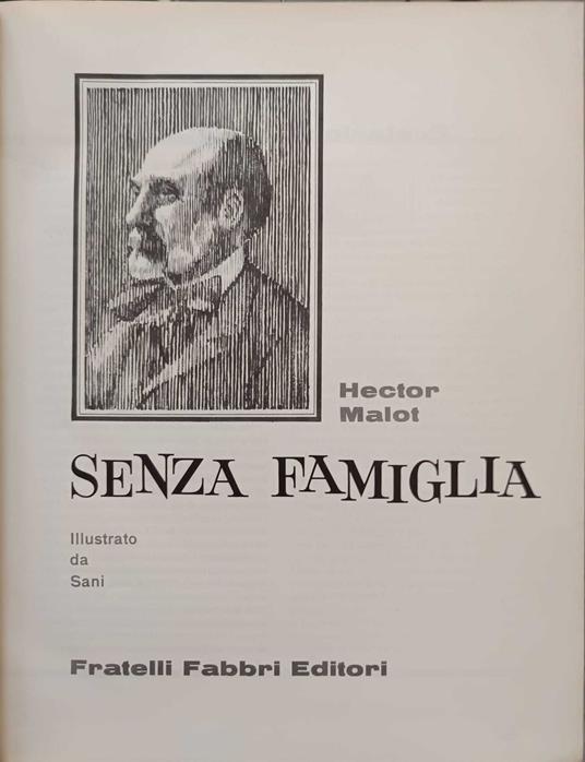 Senza Famiglia - Hector Malot - copertina