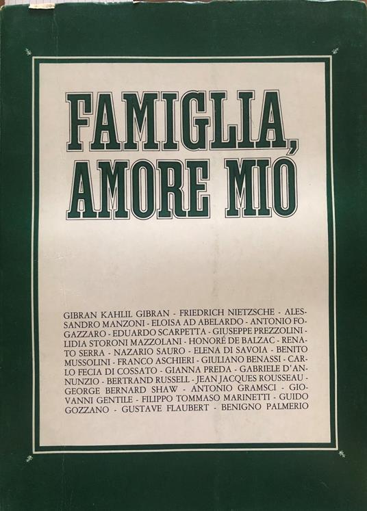 Famiglia, amore mio - copertina