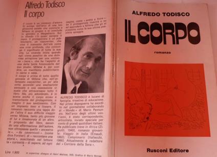 Il corpo - Alfredo Todisco - copertina
