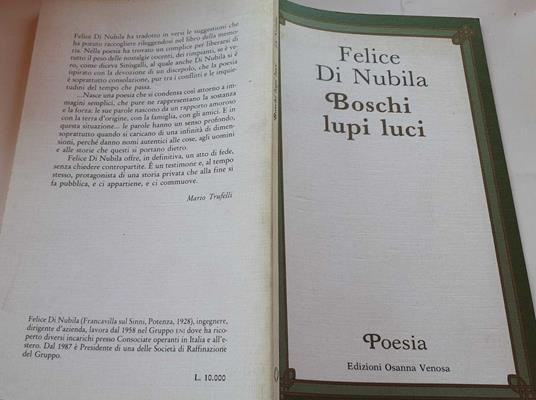 Boschi lupi luci - copertina