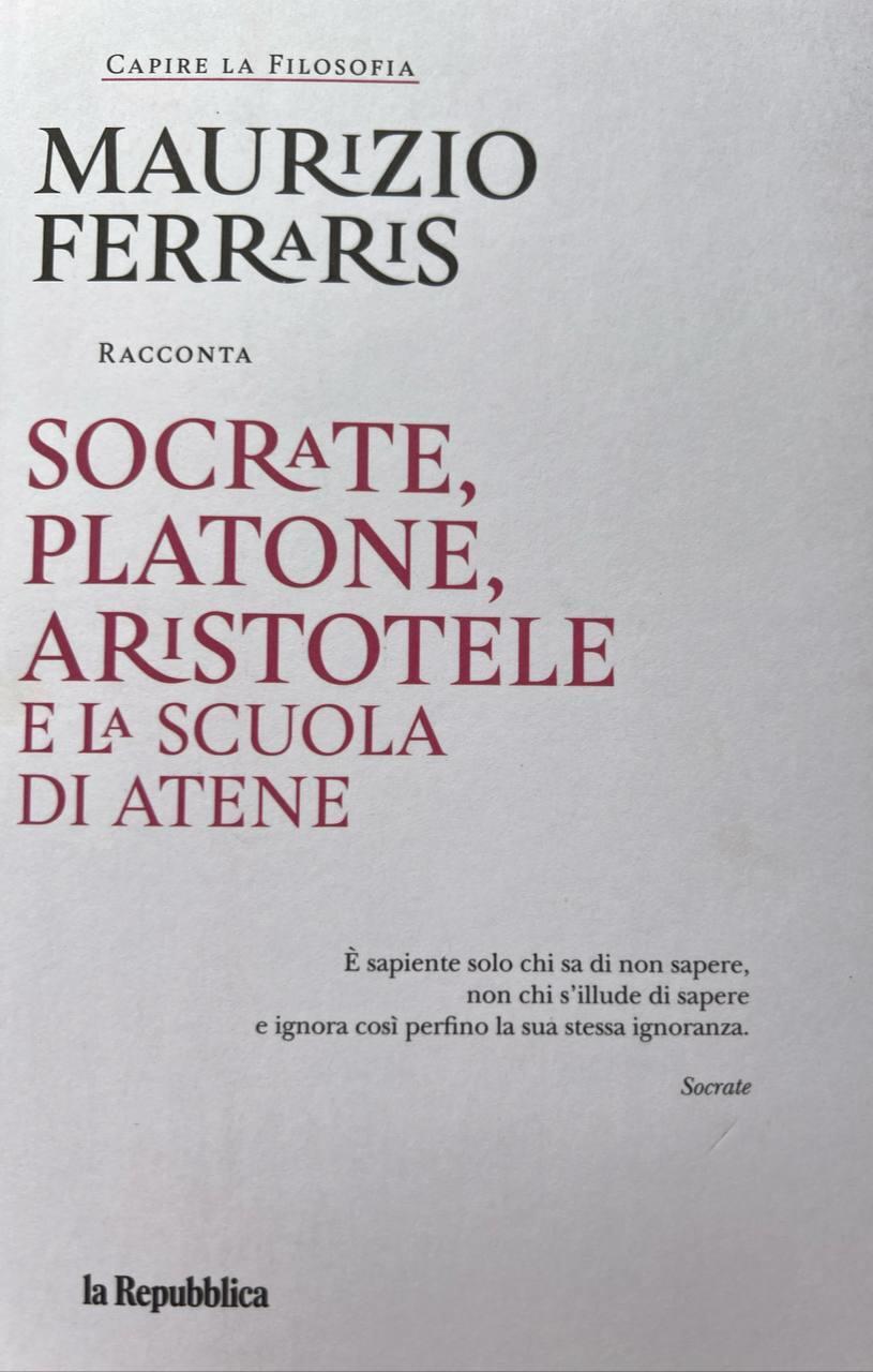 Socrate, Platone, Aristotele e la scuola di Atene