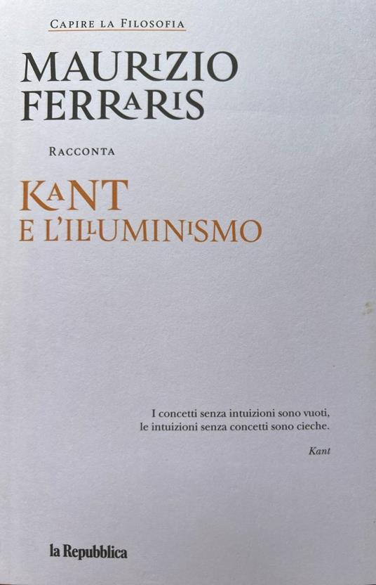 Kant e l'Illuminismo - Maurizio Ferraris - copertina