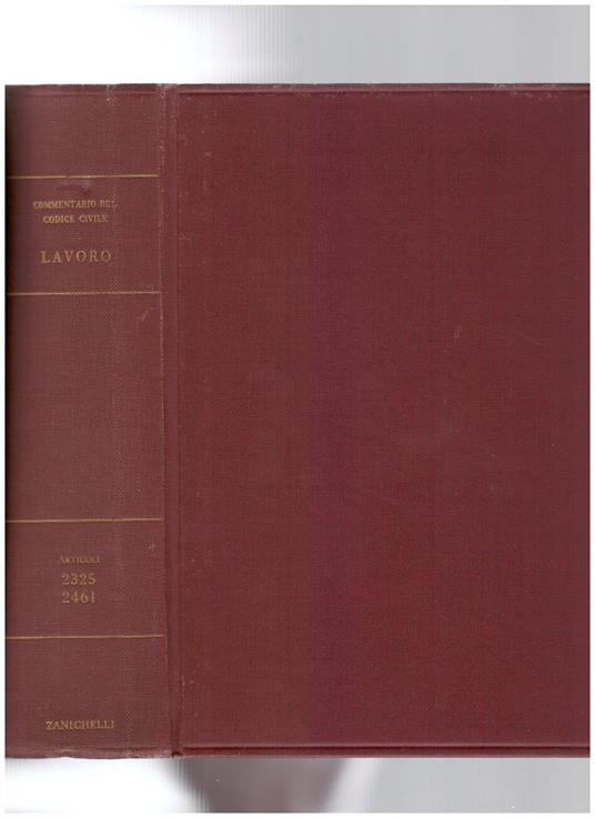 Commentario del Codice Civile Libro V - Del Lavoro Società per Azioni Art. 2325-2461 - Giancarlo Frè - copertina