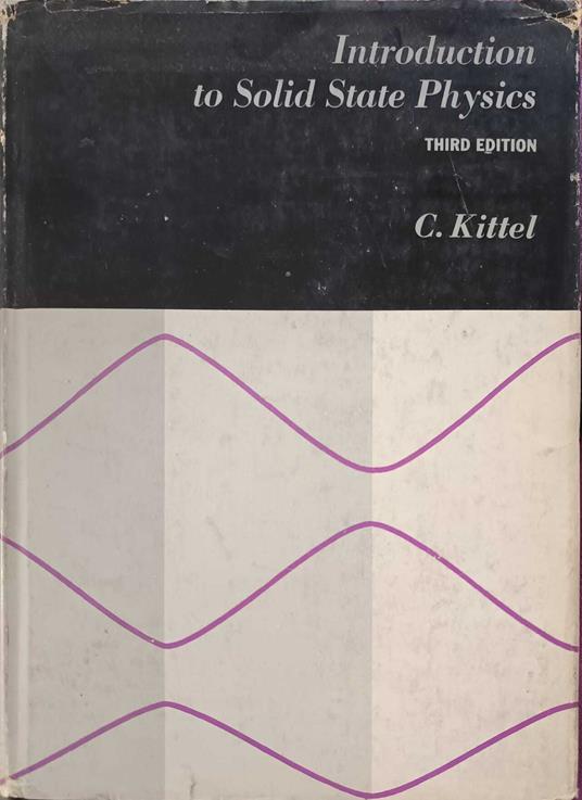 Introduction to solid state physics - copertina