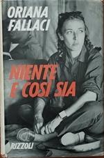 Niente e cosi sia