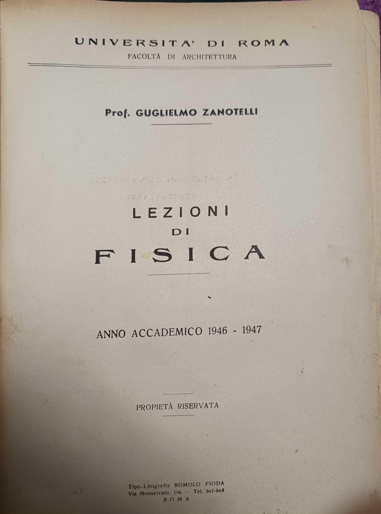Lezioni di fisica