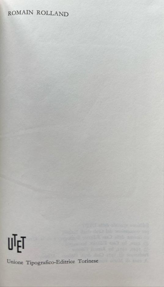 Le opere - Romain Rolland - copertina