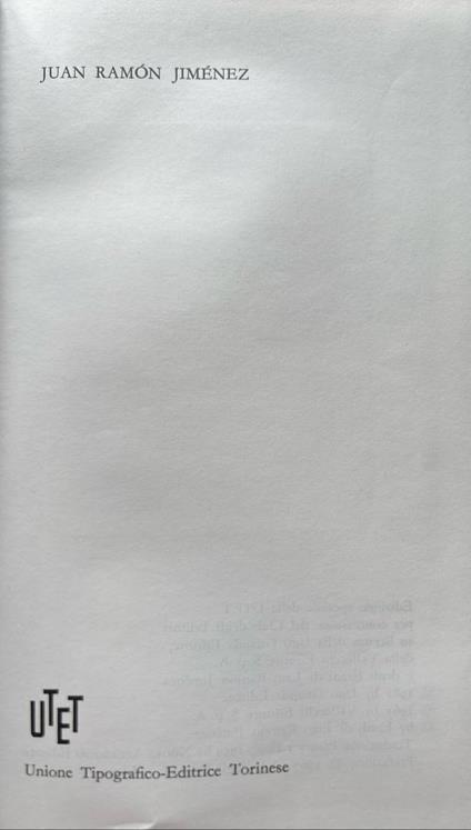 Poesia - Prosa - Juan Ramon - copertina