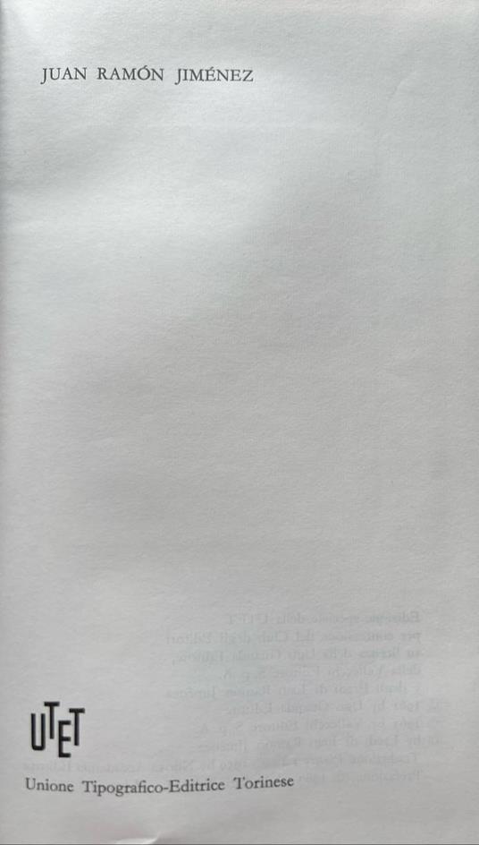 Poesia - Prosa - Juan Ramon - copertina