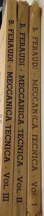 Meccanica tecnica (tre volumi)