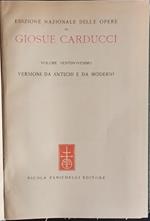 Versioni da antichi e da moderni. Volume ventinovesimo