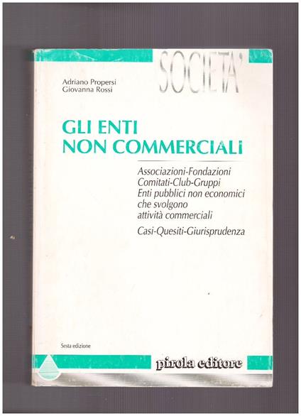 Gli Enti non Commerciali - copertina