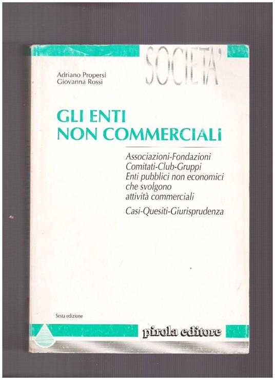 Gli Enti non Commerciali - copertina