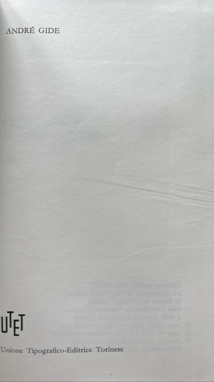 La porta stretta - I falsari - La scuola delle mogli - André Gide - copertina