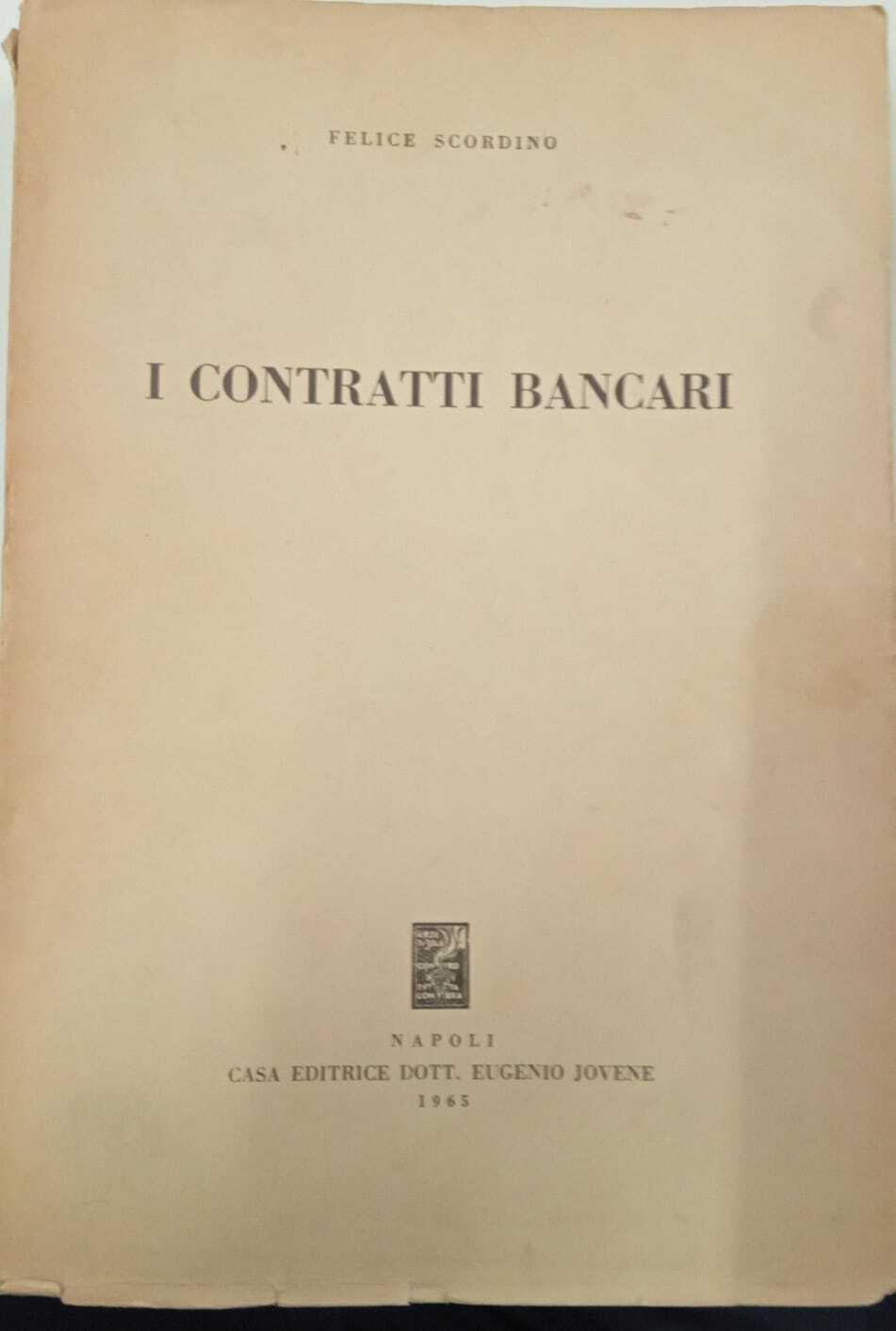 I contratti bancari