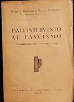 Dall'intervento al fascismo (15 novembre - 23 marzo 1919)