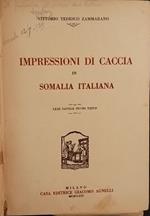Impressioni di caccia in Somalia italiana