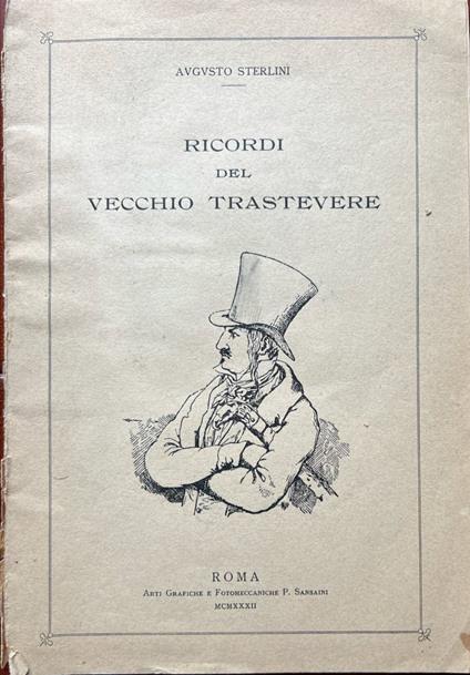 Ricordi del vecchio Trastevere - copertina
