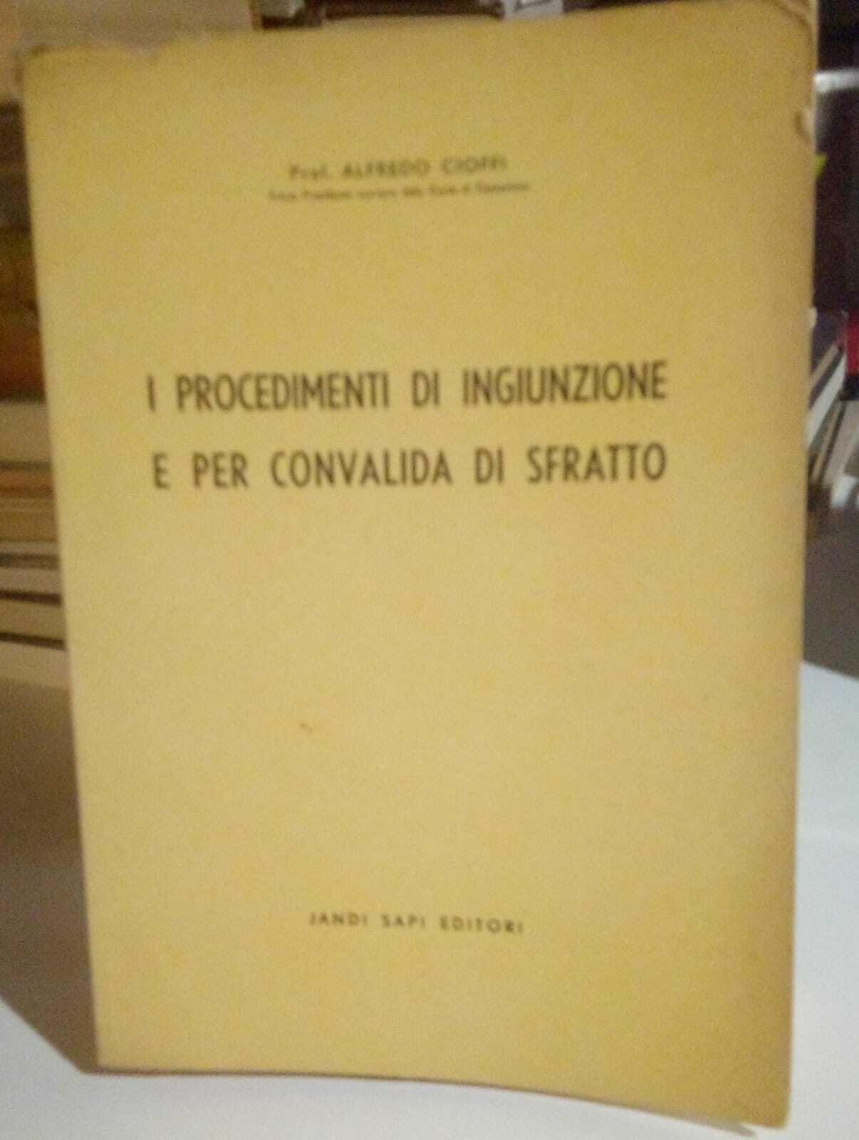 I procedimenti di ingiunzione e per convalida di sfratto