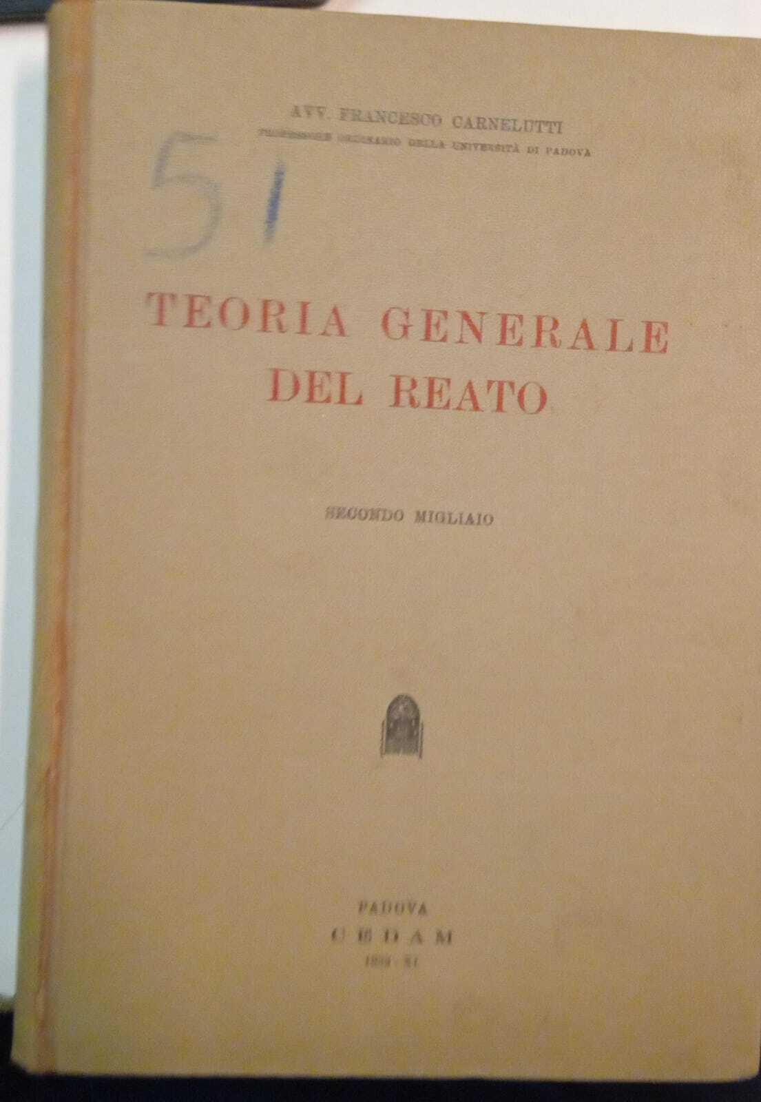 Teoria generale del reato