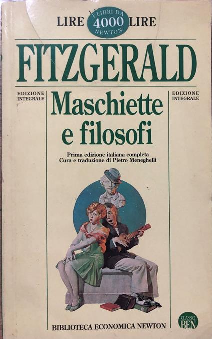 Maschiette e filosofi - Francis Scott Fitzgerald - copertina