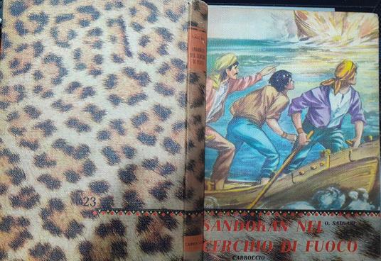 Sandokan nel cerchio di fuoco - Emilio Salgari - copertina