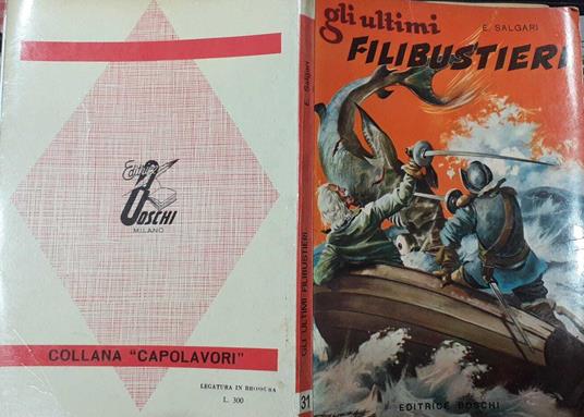 Gli ultimi filibustieri - Emilio Salgari - copertina