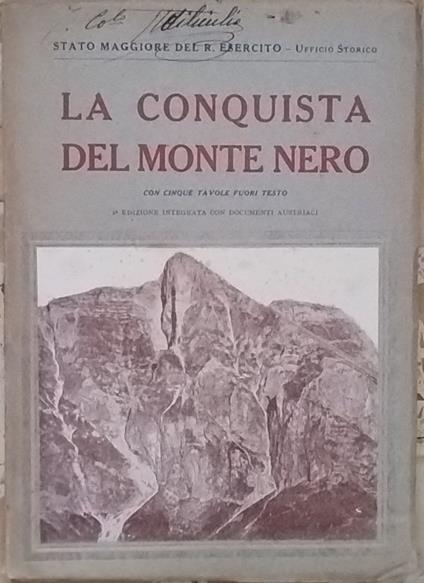 La conquista del Monte Nero - copertina