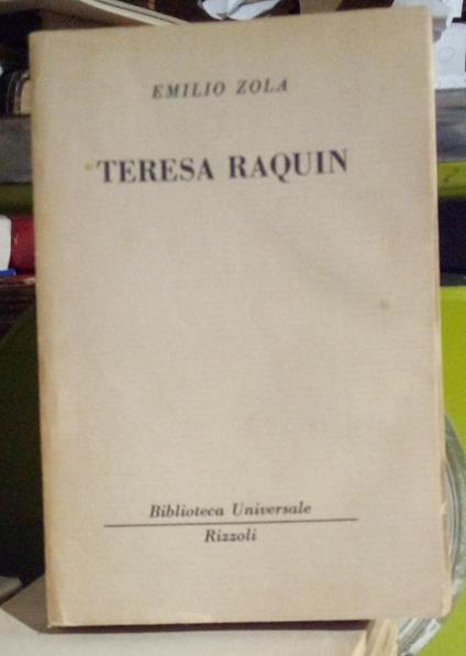 Teresa Raquin - Émile Zola - copertina