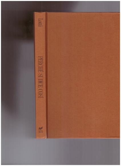 Perché si dice così - Gianfranco Lotti - copertina