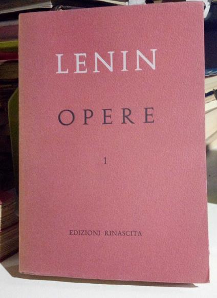 Opere complete Vol. 1° (1893-1894) - Lenin - copertina