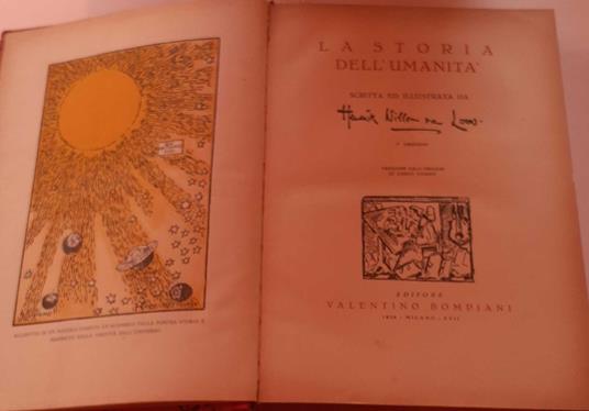 La storia dell'umanità - Hendrik Willem Van Loon - copertina
