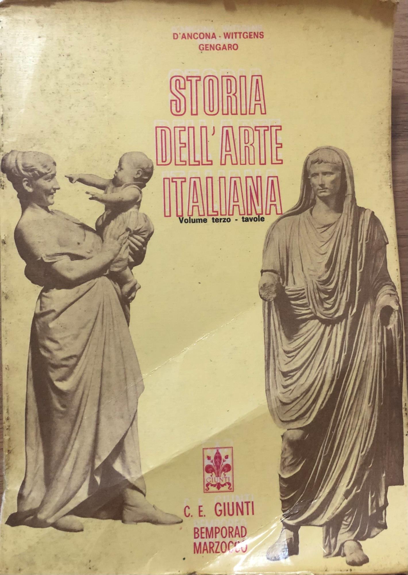 Storia dell'arte italiana. Vol.III - tavole