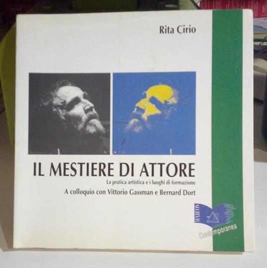 Il mestiere di attore - Rita Cirio - copertina