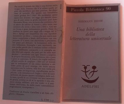 Una biblioteca della letteratura universale - Hermann Hesse - copertina