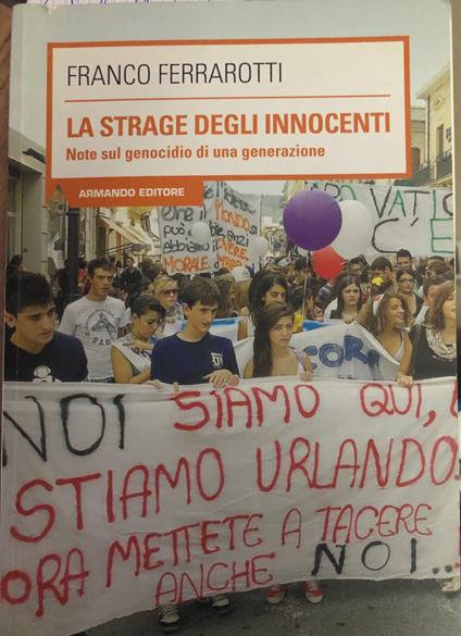 La strage degli innocenti - Franco Ferrarotti - copertina