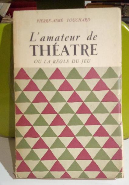 L' amateur de Théatre ou la règle du Jeu - copertina