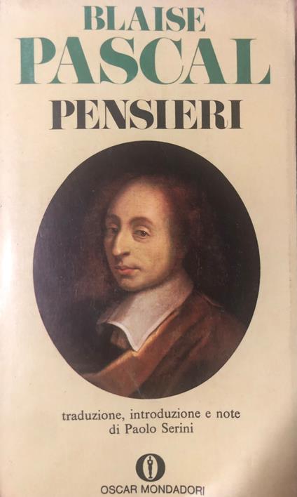 Pensieri - Blaise Pascal - copertina