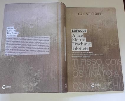 Aiace. Elettra. Trachinie. Filottete. Testo greco a fronte - Sofocle - copertina