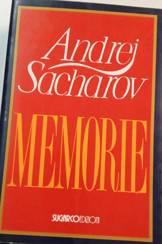 Memorie - Andrej Sacharov - copertina