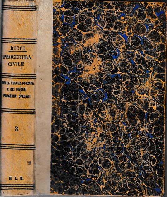 Commento al Codice di Procedura Civile Italiano. Vol. III° - Francesco Ricci - copertina