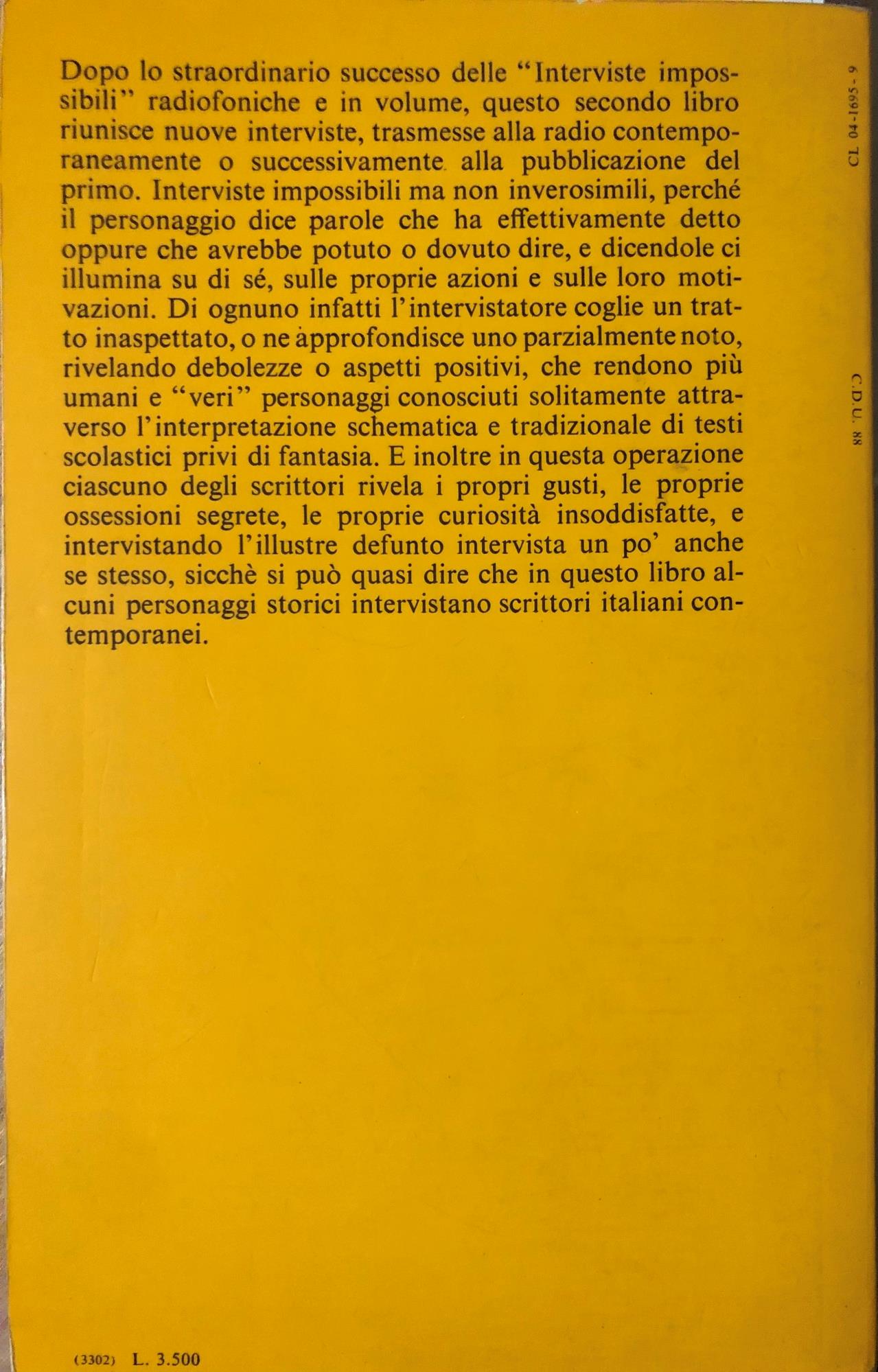 Nuove interviste impossibili